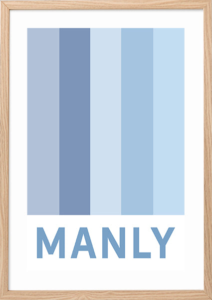 Manly Blue Stripe